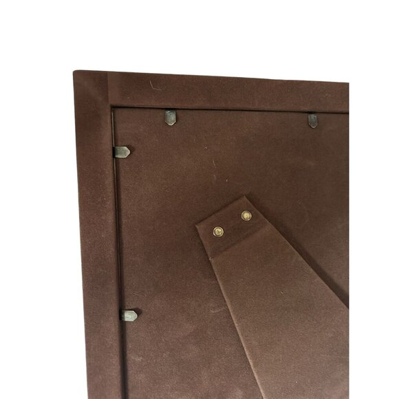 EURAMEX Photo Frame Made in France Large Wooden Marquetry Inlay Rose-wood 12" - Picture 9 of 13